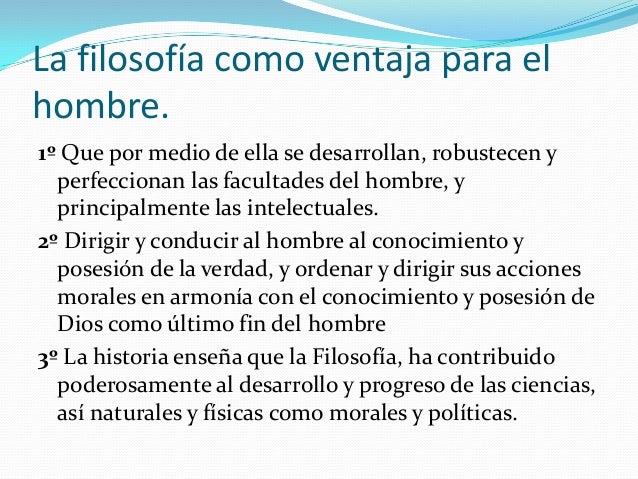 conocer del hombre filosofia